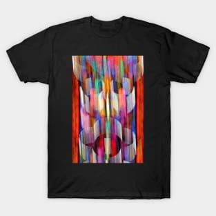 STAINED GLASS MULTI-COLOURED DISPLAY T-Shirt